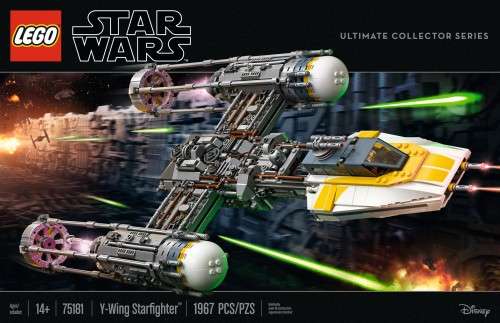 ~ New LEGO Star Wars UCS Y-Wing Starfighter ~ New in Sealed Box (75181)