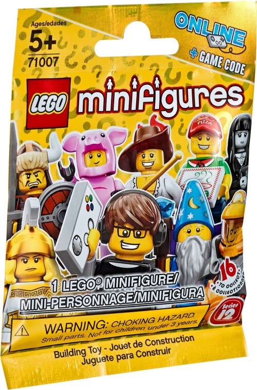 ~ New Lego Minifigures Series 12 Space Miner ~ New in Sealed Packaging ~ Discontinued (71007)