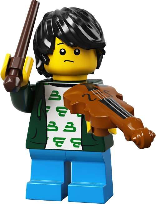 ~ New LEGO Minifigures Series 21 Violin Kid ~ New in Packaging ~ Discontinued (71029)