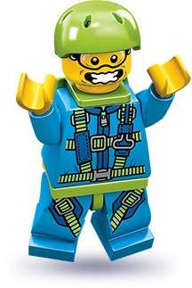 ~ New Lego Series 10 Minifigures Skydiver ~ Discontinued (71001)