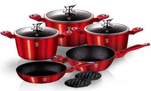 Buy It Now. Berling Haus Pot Set. Red. Stunning. Retail: R 1899. Our Price: R 1450