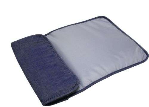 Little Co: Nappy Bag - Blue Denim with Chocolate Trims Retail: R495 our R350 DISPLAY ITEMS