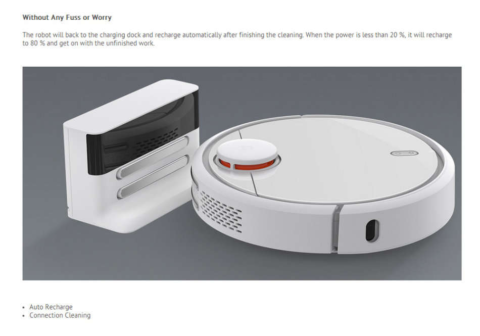 Xiaomi Mi Robot Vacuum Cleaner