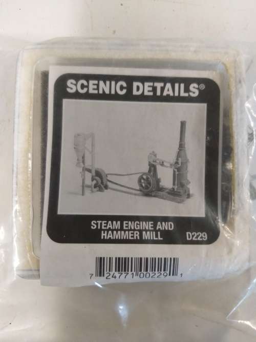 HO steam engine and hammer mill DIY