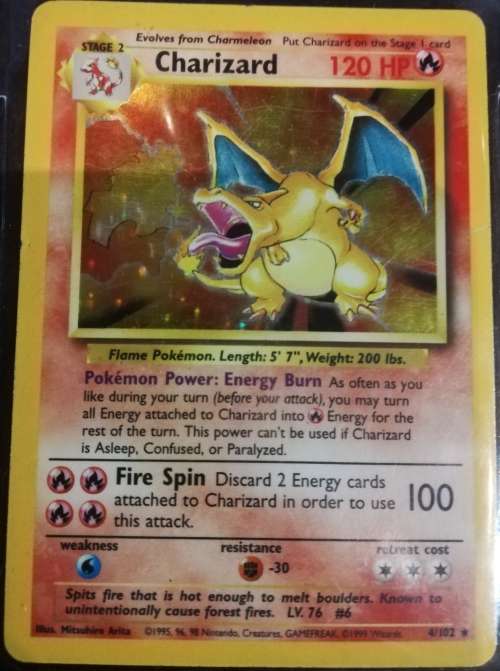 5 Rare Pokemon Single Cards Shinny/holo Editions.