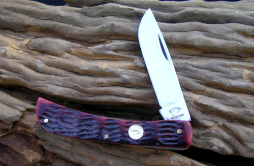 Ocooe River Cutlery Brown Jigged Bone Sodbuster Knife