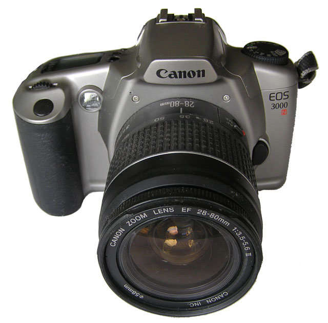 Canon EOS 3000 35mm Film Camera & Canon 28-80mm Lens