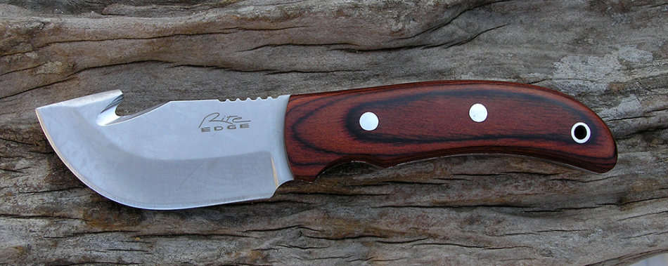Rite Edge Cougar Full Tang Gut Hook Skinning Knife