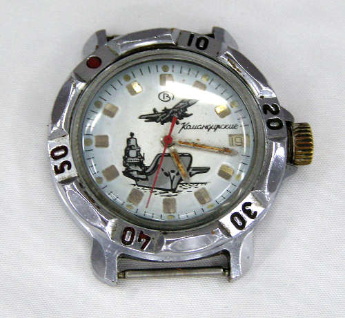 Rare - 1960`s Vostok Russian Military Komandirskie 17 Jewels Mechanical Watch
