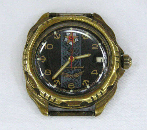 Rare - 1960`s Vostok Russian Military Komandirskie 17 Jewels Mechanical Watch