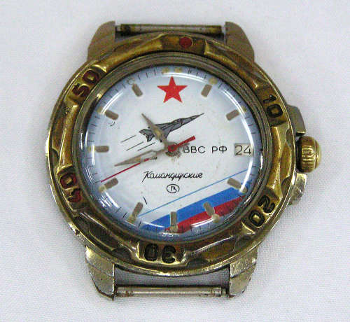 Rare - 1960`s Vostok Russian Military Komandirskie 17 Jewels Mechanical Watch