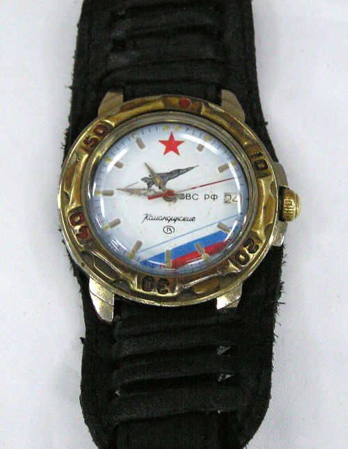 Rare - 1960`s Vostok Russian Military Komandirskie 17 Jewels Mechanical Watch