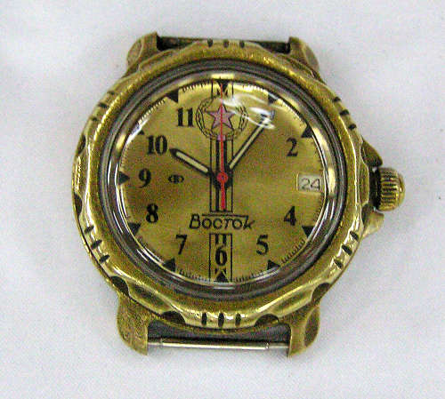 Rare - 1960`s Vostok Russian Military Komandirskie 17 Jewels Mechanical Watch
