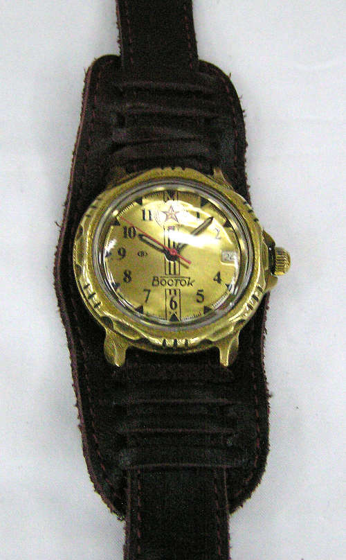 Rare - 1960`s Vostok Russian Military Komandirskie 17 Jewels Mechanical Watch