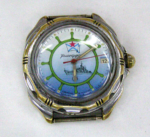 Rare - 1960`s Vostok Russian Military Komandirskie 17 Jewels Mechanical Watch