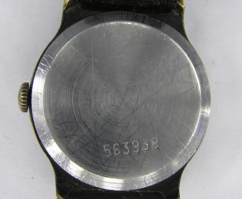 Rare - Russian Pobeda Black and Gold Tone Gent`s Watch