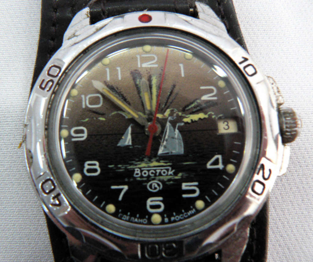 Rare - 1960`s Vostok Russian Military Komandirskie 17 Jewels Mechanical Watch