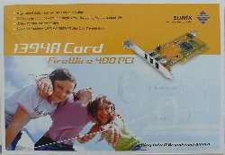 Firewire (IEEE1394) Card & Cable for Digital Video Cameras