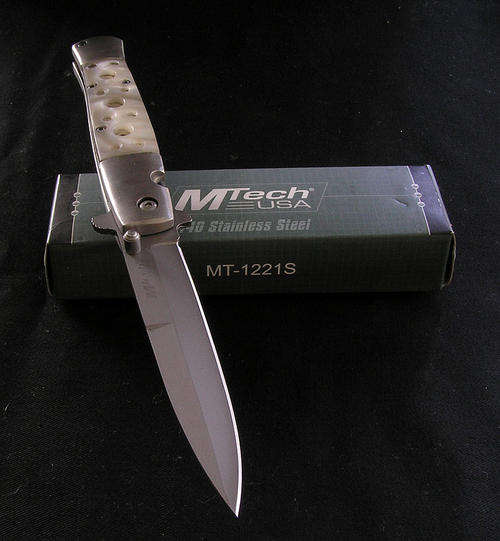 M-Tech Stiletto Style Folder Linerlock Knife