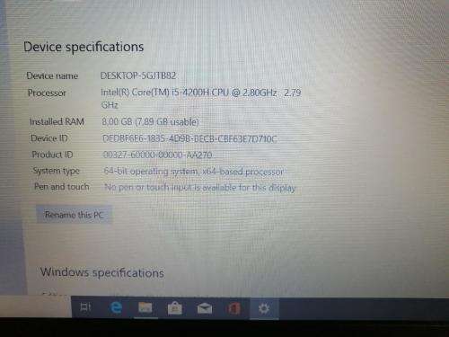 **** ASUS FX550J *** i5 4200 2.8GHz**** 500GB SSD *** 8GB RAM