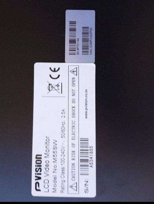 PVision 55` LED Screen TV Monitor