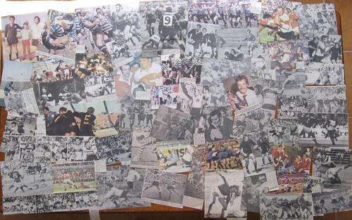 1970's RUGBY CURRIE CUP ACTION PICTURES - 68 original pictures from 1970's newspapers sold together