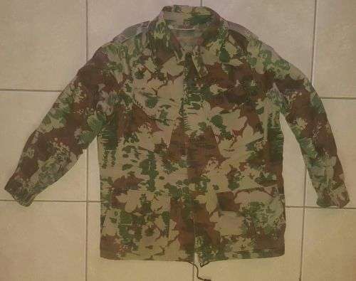 First pattern camo jacket used by 31/32 Battalion & Hunter Group during SA Bushwar (see description)