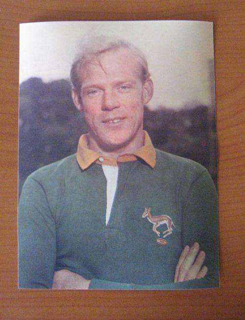 Gloss photo of former Springbok rugby player TRIX TRUTER
