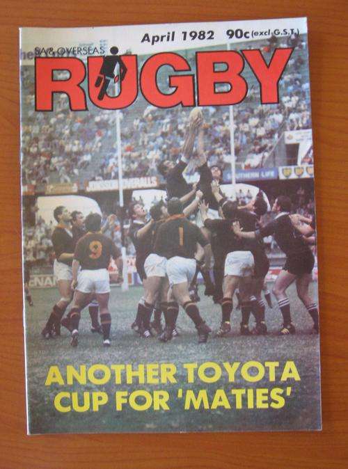 SA RUGBY MAGAZINE - APRIL 1982