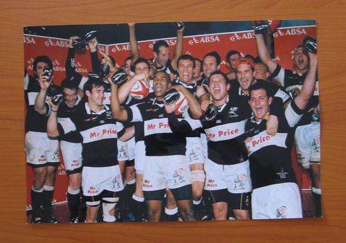 Large gloss photo - SHARKS - 2008 CURRIE CUP CHAMPIONS