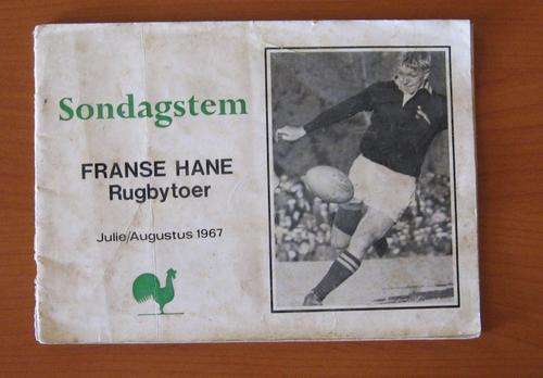 THE 1967 FRENCH RUGBY TOUR IN PICTURES - as published in THE SONDAGSTEM newspaper in South Africa