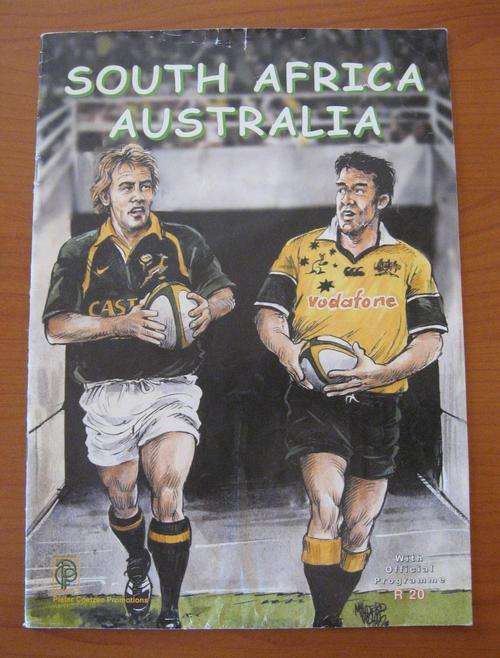 Rugby brochure - SOUTH AFRICA / AUSTRALIA