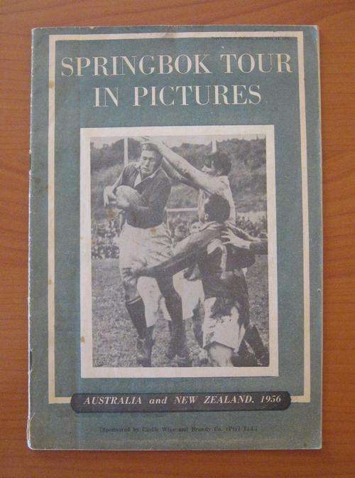 1956 SPRINGBOK TOUR IN PICTURES  - Supplement to the 'Outspan' magazine of 14/09/1956