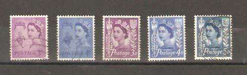 1958 -69 Guernsey & Jersey definitves Used and hinged
