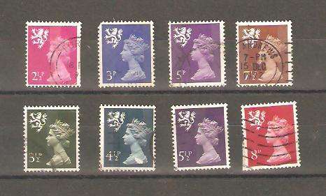 1971 Scotland & 1974 Added values Used and hinged