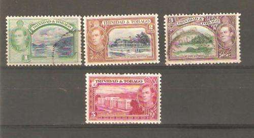 Trinidad and Tobago George VI Pictorials 2d & 5d new & hinged