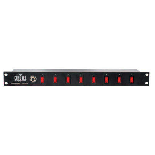 Chauvet PC-08 19" Rack Mount Power Panel Switch Pack