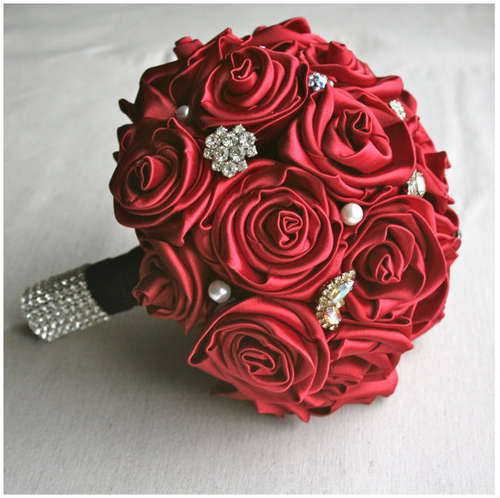 Jeweled Bridal Bouquets