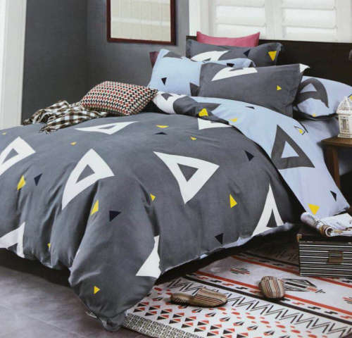 Printed Cotton Duvet Cover Set