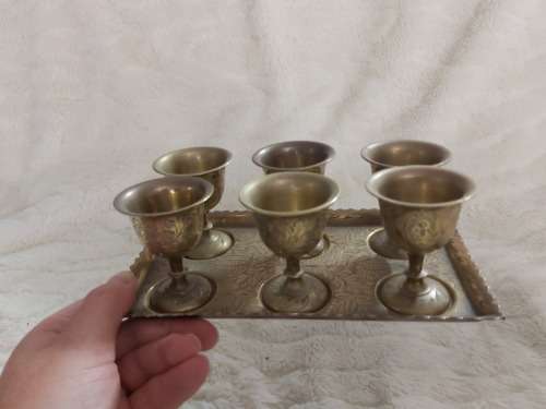Copper Goblet  (set of 6 )