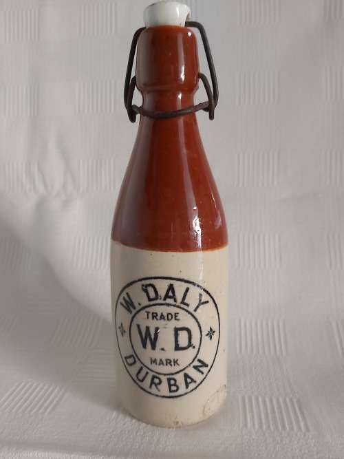 Ginger Beer bottle (W.DAILY TRADE  W.D MARK DURBAN)