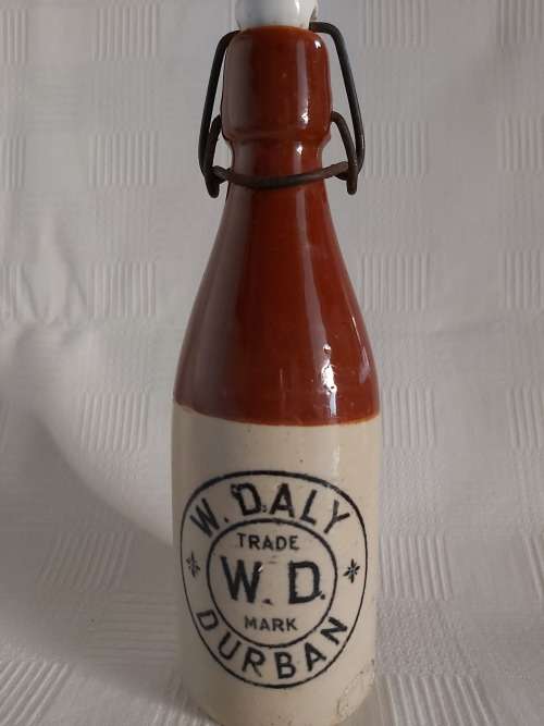 Ginger Beer bottle (W.DAILY TRADE  W.D MARK DURBAN)