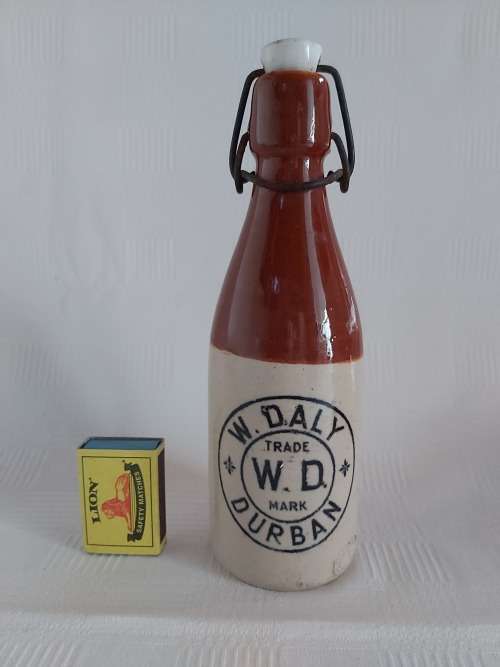 Ginger Beer bottle (W.DAILY TRADE  W.D MARK DURBAN)