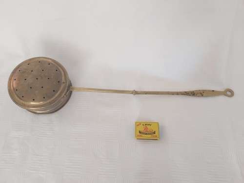 Antique Brass Bed Warmer
