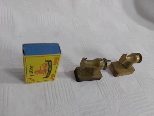 Printers tray miniature brass sewing machine ( X2 ITEMS )
