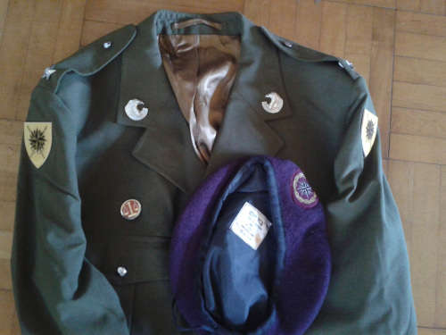 SADF Tunic and Recce beret worn by Law Officer attached to Recces.