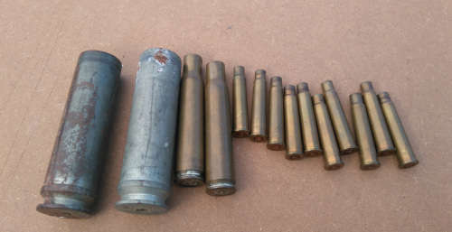 30mm shells x 2, 12.7mm shells x 2, .303 shells x 10