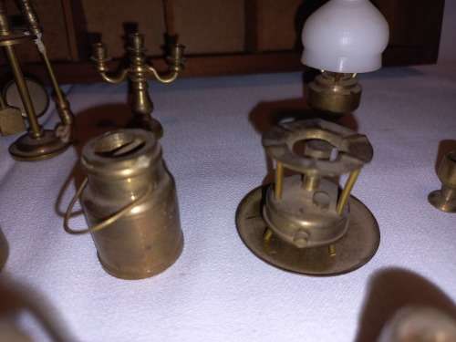 Printers tray and Brass ornamental lot