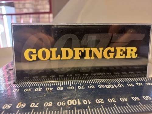 007 James Bond Ford Mustang convertible - Goldfinger