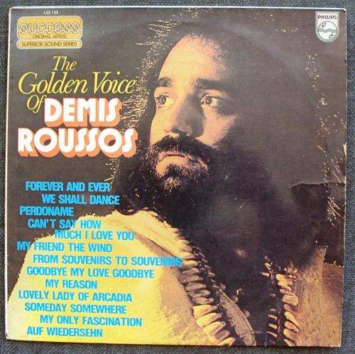 DEMIS ROUSSOS - LSS 159 - THE GOLDEN VOICE OF DEMIS ROUSSOS - LP in Picture Sleeve